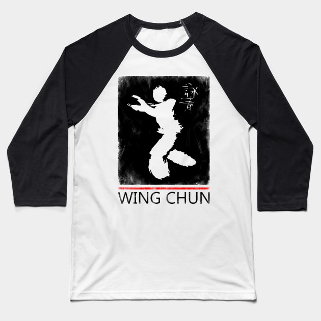 Wing Chun Baseball T-Shirt by Nikokosmos